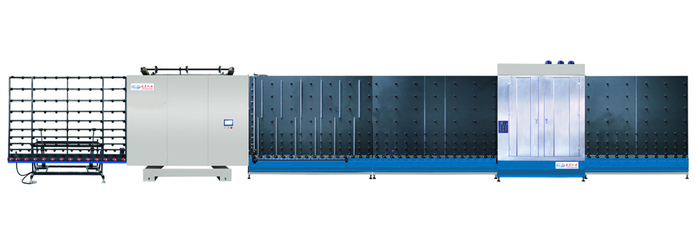 立式全自動(dòng)中空玻璃生產(chǎn)線(xiàn)（板內(nèi)合片）